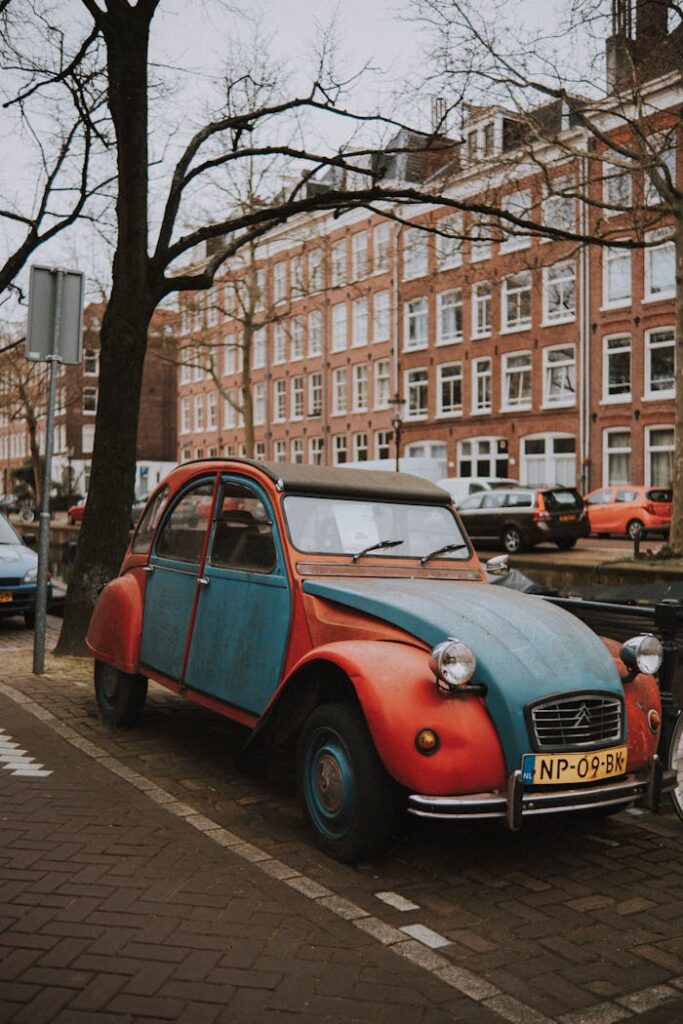 Citroen 2CV Parked on Street